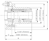 5C-D Dead Length Collet Chuck dwg